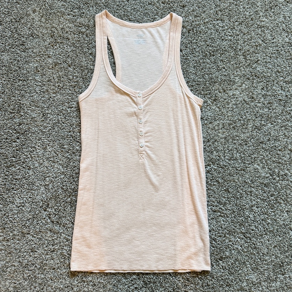 Aerie Ribbed Pink Tank